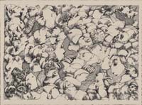 MEDITATION-38.2, Ink on BFK, 11in by 15in